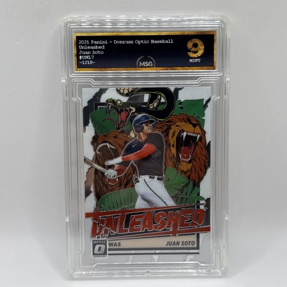 2021 Panini Donruss Optic Juan Soto Unleashed #UNL7 Graded 9 Mint MLB - Picture 1 of 2
